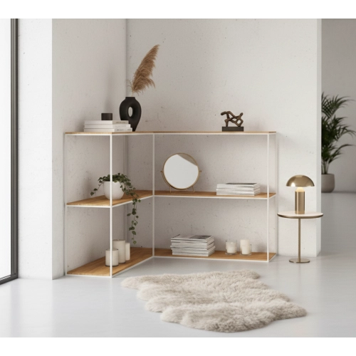 KONSOLA - REGAŁ BIAŁY SKD-363